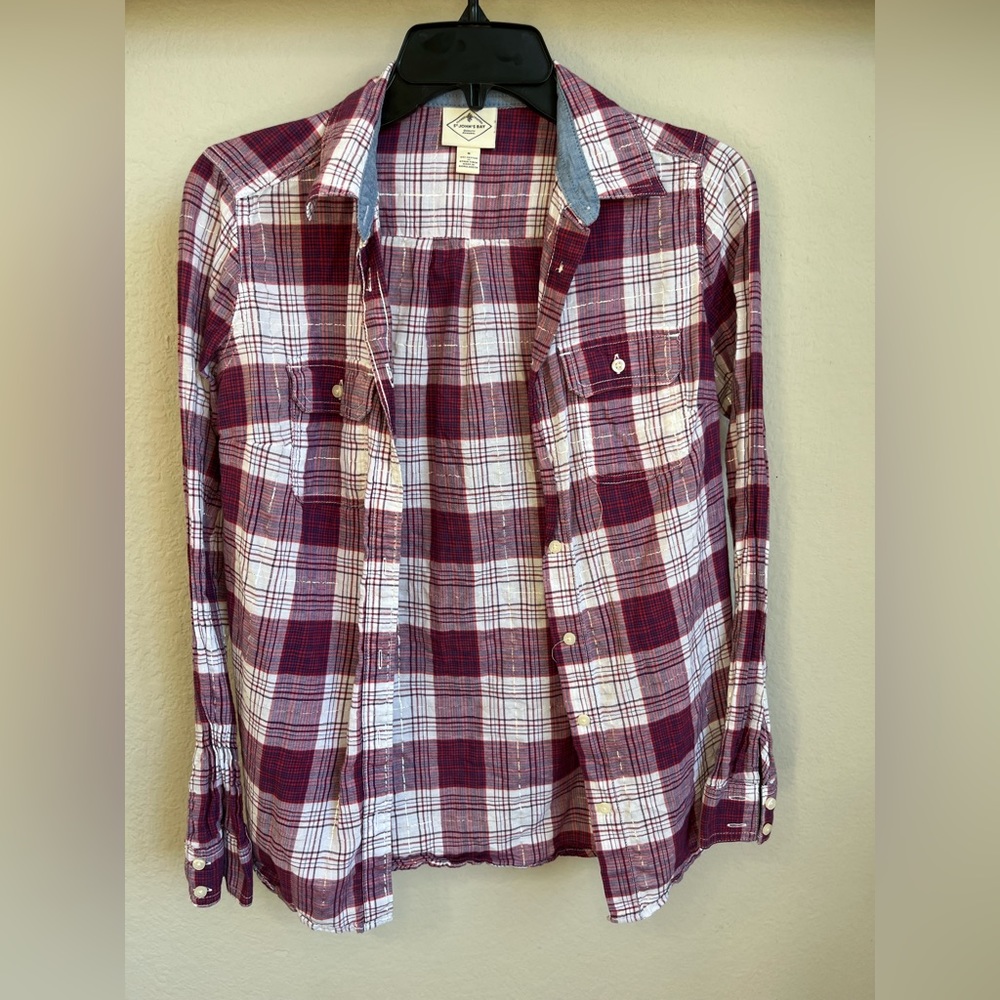 Pink long sleeve button down